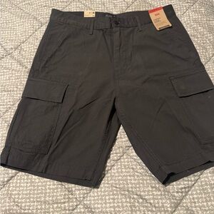Levi's Men's Dark Grey Carrier Cargo Shorts Size 33